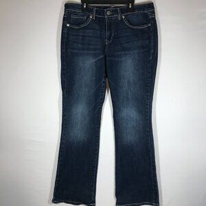 Nine West Vintage America Collection Women's 10 Blue Vintage Bootcut Jeans Pants